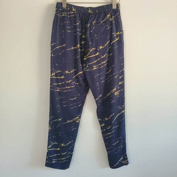 Gap Women's Pull On Pants XS Navy Blue Printed Business Casual Preppy - Picture 6 of 10